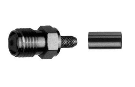 Telegärtner J01151A0059, SMA, Sort, 1 stk
