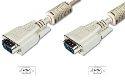 ASSMANN - VGA-kabel - HD-15 (VGA) (hann) til HD-15 (VGA) (hann) - 1.8 m