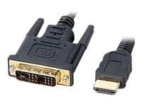 Hantol - Adapterkabel - enkeltlenke - HDMI hann til DVI-D hann - 5 m - dobbeltisolert - svart