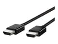 Miniatyrbilde 4 av 5: Belkin - Ultra High Speed - HDMI-kabel - HDMI hann til HDMI hann - 1 m - svart - 4K 120 Hz støtte, 8K 60Hz støtte, flettet kabel