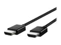 Miniatyrbilde 2 av 5: Belkin - Ultra High Speed - HDMI-kabel - HDMI hann til HDMI hann - 1 m - svart - 4K 120 Hz støtte, 8K 60Hz støtte, flettet kabel
