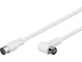Miniatyrbilde 4 av 4: Goobay 67349, 3,5 m, F-plugg, F-plugg, Hvit