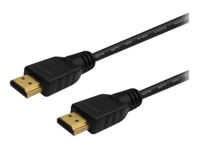 SAVIO CL-96 - HDMI-kabel med Ethernet - HDMI hann til HDMI hann - 3 m - skjermet - 4K-støtte