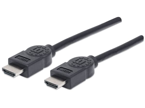 Manhattan 306119, 1,8 m, HDMI Type A (Standard), HDMI Type A (Standard), 3D, 10,2 Gbit/sek., Svart