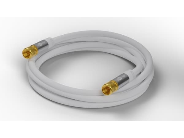 Goobay 70600, 2 m, F, F, Hvit