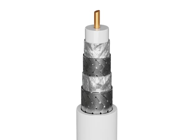Goobay 70600, 2 m, F, F, Hvit