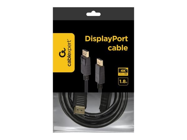 Cablexpert - DisplayPort-kabel - DisplayPort (hann) til DisplayPort (hann) - 1.8 m - 4K-støtte
