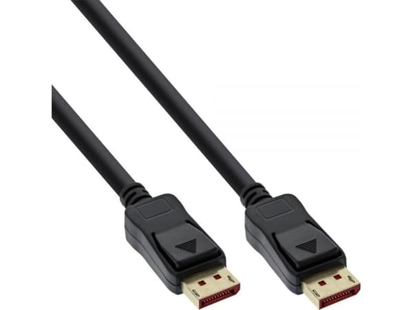 InLine 17205P, 5 m, DisplayPort, DisplayPort, Hankjønn, Hankjønn, 7680 x 4320 piksler