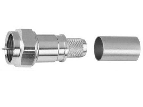 Telegärtner J01600A0003, F-type, F, Hankjønn, 70 O, Sølv, 10 g