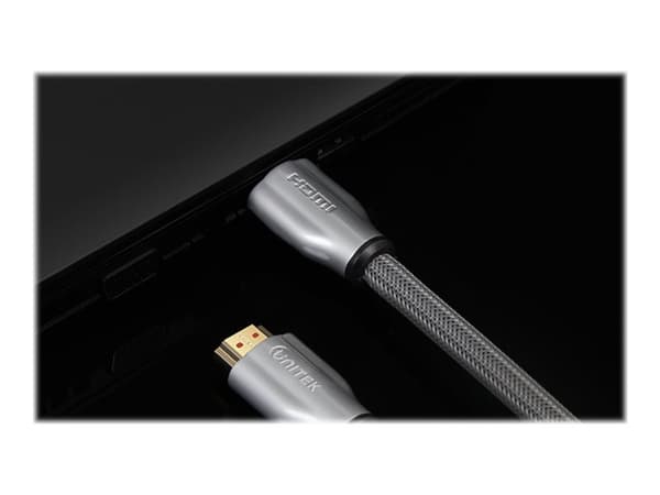 Unitek - HDMI-kabel - HDMI hann til HDMI hann - 1 m - sølv