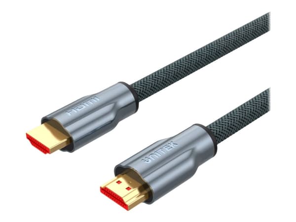 Unitek - HDMI-kabel - HDMI hann til HDMI hann - 1 m - sølv