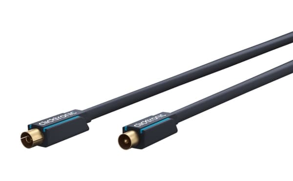 ClickTronic 2m Antenna Cable, 2 m, Coax M, Coax FM, Blå