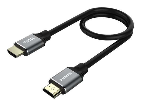 Unitek C137W - Ultra High Speed - HDMI-kabel - HDMI hane till HDMI hane - 1.5 m - svart