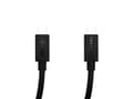Miniatyrbild 4 av 5: i-Tec - Thunderbolt-kabel - 24 pin USB-C (hane) till 24 pin USB-C (hane) - USB 3.1 Gen 1 / Thunderbolt 3 - 1.5 m - stöd för 8K, stöd för 4K, USB-strö