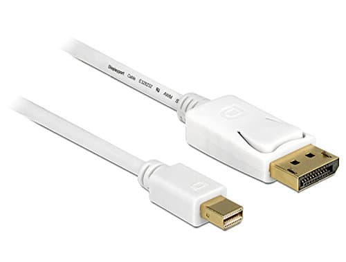 Delock - DisplayPort-kabel - DisplayPort (hane) till Mini DisplayPort (hane) - 5 m - vit