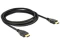 Pikkukuva 4 / 5: DeLOCK 84713, 1 m, HDMI-tyyppi A (vakio), HDMI-tyyppi A (vakio), 4096 x 2160 pikseliä, 18 Gbit/s, Musta