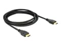 Pikkukuva 1 / 5: DeLOCK 84713, 1 m, HDMI-tyyppi A (vakio), HDMI-tyyppi A (vakio), 4096 x 2160 pikseliä, 18 Gbit/s, Musta