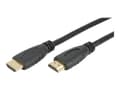 Miniatyrbild 1 av 5: TECHly - HDMI-kabel med Ethernet - HDMI hane till HDMI hane - 3 m - dubbelt skärmad - svart - formpressad