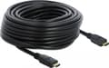 Miniatyrbilde 4 av 4: Delock - High Speed - HDMI-kabel med Ethernet - HDMI hann til HDMI hann - 20 m - trippel beskyttelse - svart - 4K-støtte, aktiv