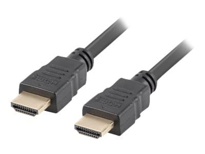 Lanberg - High Speed - HDMI-kabel med Ethernet - HDMI hann til HDMI hann - 20 m - svart - 4K-støtte