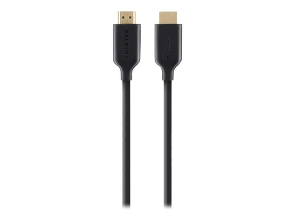 Belkin HDMI - HDMI, 2m HDMI-kabel HDMI Typ A (standard) Svart