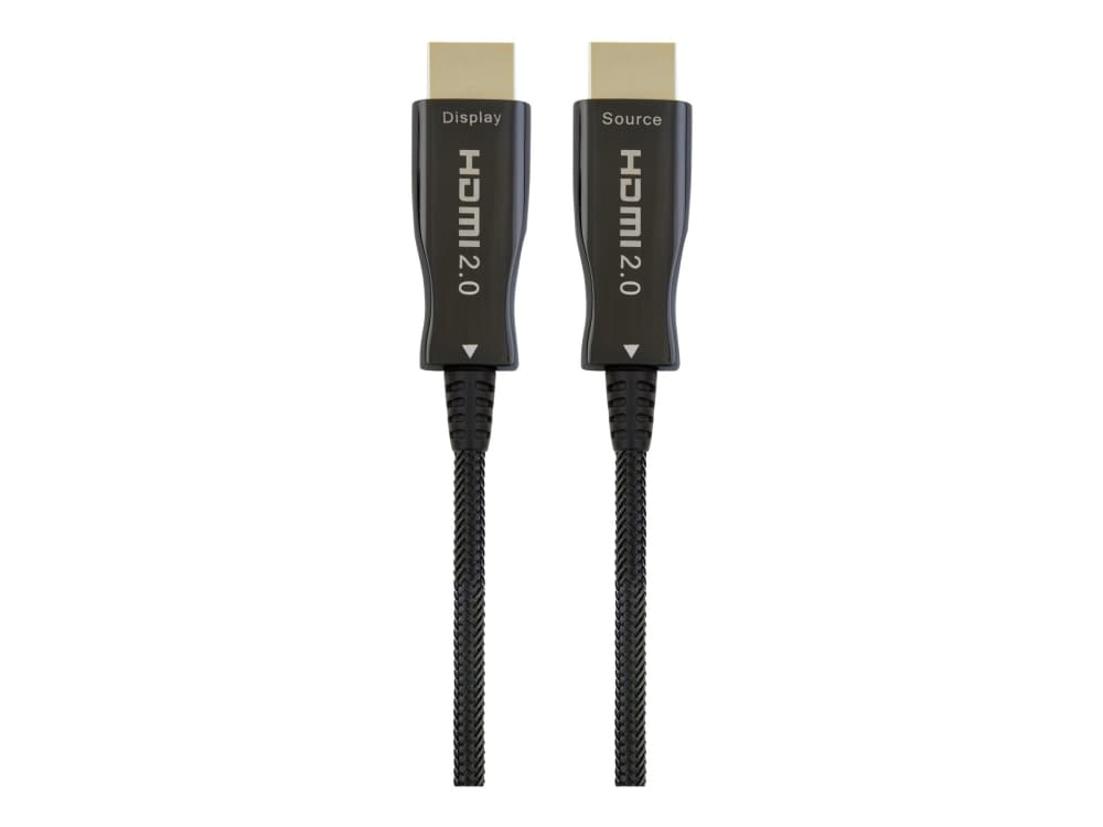 Cablexpert AOC Premium Series - Høy hastighet HDMI med Ethernet-kabel - HDMI (hann) til HDMI (hann) - 20 m - fiberoptisk - 4K-støtte, Active Optical