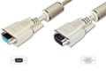Miniatyrbilde 2 av 5: ASSMANN - VGA-forlengelseskabel - HD-15 (VGA) (hann) til HD-15 (VGA) (hunn) - 10 m - formstøpt - beige