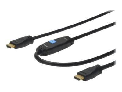 Digitus AK-330118-150-S, 15 m, HDMI Type A (Standard), HDMI Type A (Standard), 3D yhteensopivuus, Musta