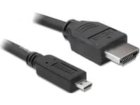 Delock - HDMI-kabel - HDMI han til 19 pins mikro HDMI Type D han - 3 m