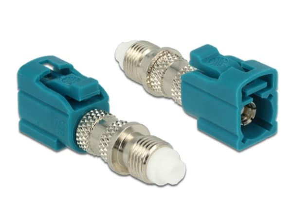 Delock - RF-adapter - FME hunn til FAKRA Z-kobling hunn - vannblå
