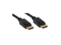 Miniatyrbilde 1 av 3: InLine 17110P, 10 m, DisplayPort, DisplayPort, Sort, Gull, Hankjønn/hankjønn