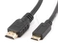 Miniatyrbilde 3 av 5: Cablexpert CC-HDMI4C-6 - HDMI-kabel med Ethernet - 19 pin mini HDMI Type C hann til HDMI hann - 1.8 m - 4K-støtte