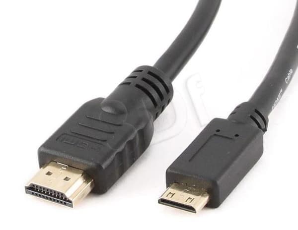 Cablexpert CC-HDMI4C-6 - HDMI-kabel med Ethernet - 19 pin mini HDMI Type C hann til HDMI hann - 1.8 m - 4K-støtte