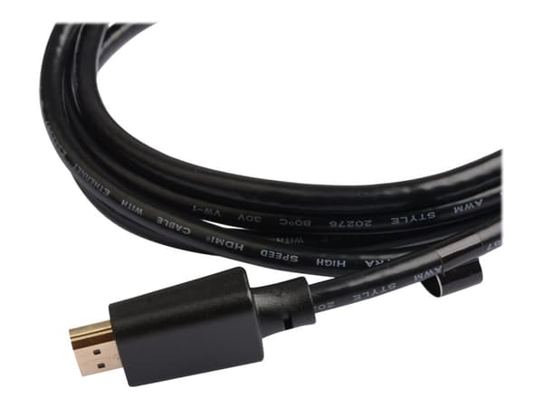 TECHly - Ultra High Speed - HDMI-kabel med Ethernet - HDMI hann til HDMI hann - 2 m - svart - 10K-støtte