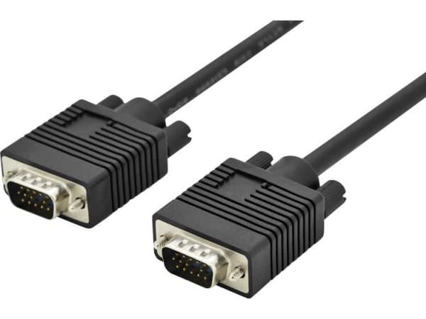 ASSMANN - VGA-kabel - HD-15 (VGA) (hann) til HD-15 (VGA) (hann) - 3 m - svart