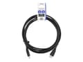 Miniatyrbild 4 av 5: DELTACO HDMI-930 - Hög hastighet - HDMI-kabel med Ethernet - HDMI hane till HDMI hane - 3 m - svart (paket om 60)