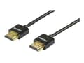 Pikkukuva 1 / 5: Deltaco HDMI-1093, 3 m, HDMI-tyyppi A (vakio), HDMI-tyyppi A (vakio), 3D, 10,2 Gbit/s, Musta