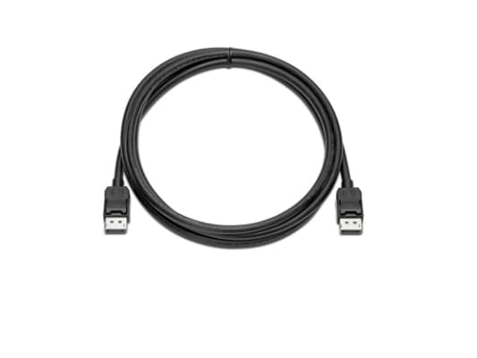 HP - Bildskärmskabelsats - DisplayPort (hane) till DisplayPort (hane) - 2 m - för Elite t655; Presence Small Space Solution with Zoom Rooms; Pro t550