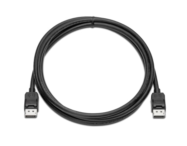 HP - Bildskärmskabelsats - DisplayPort (hane) till DisplayPort (hane) - 2 m - för Elite t655; Presence Small Space Solution with Zoom Rooms; Pro t550