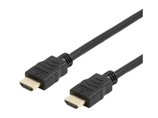 Deltaco HDMI-1030D-FLEX, 3 m, HDMI-tyyppi A (vakio), HDMI-tyyppi A (vakio), 18,6 Gbit/s, Musta