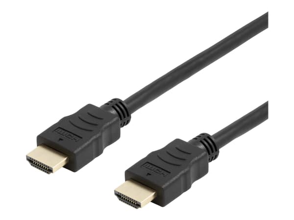 Deltaco HDMI-1030D-FLEX, 3 m, HDMI-tyyppi A (vakio), HDMI-tyyppi A (vakio), 18,6 Gbit/s, Musta