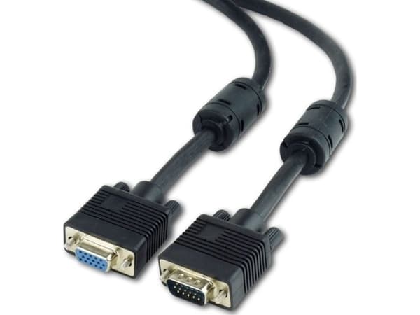Equip 118805, 15 m, VGA (D-Sub), VGA (D-Sub), Hanstik, Hunstik, Svart