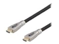 Miniatyrbild 2 av 5: DELTACO Prime HDMI-4050 - HDMI-kabel med Ethernet - HDMI hane till HDMI hane - 5 m - svart - stöd för 4K