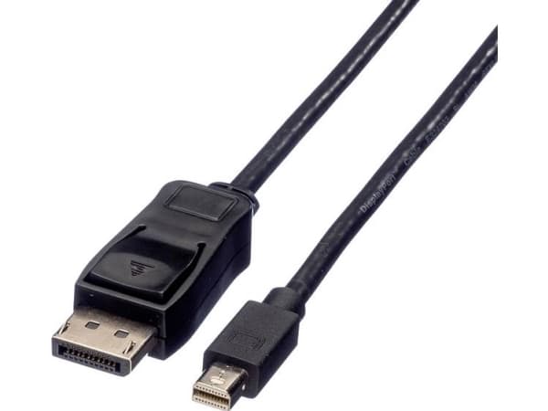 Value 11.99.5638, 1,5 m, DisplayPort, Mini DisplayPort, Hankjønn, Hankjønn, 1920 x 1200 piksler