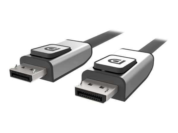 Belkin 6ft DisplayPort 1.2 Cable with Latches, M/M, 4k - DisplayPort-kabel - DisplayPort (hann) til DisplayPort (hann) - 1.8 m - for P/N: F1DN104W-3,