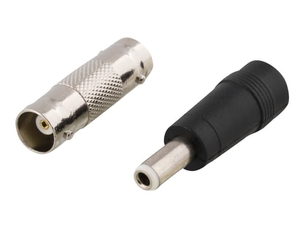 DELTACO - Video / strøm-kabel - BNC, power DC jack (hann) til BNC, power DC jack - 5 m