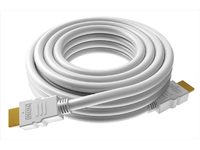 VISION Techconnect - HDMI-kabel med Ethernet - HDMI hann til HDMI hann - 0.5 m - hvit - 4K-støtte