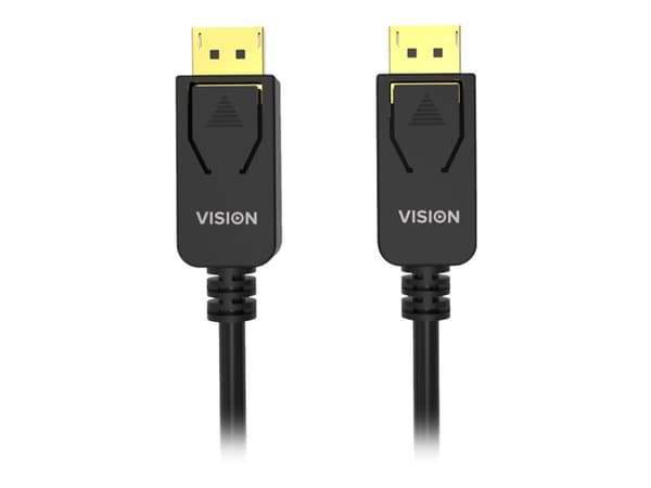 Vision Professional - DisplayPort-kabel - DisplayPort (hann) til DisplayPort (hann) - 3 m - 4K-støtte - svart