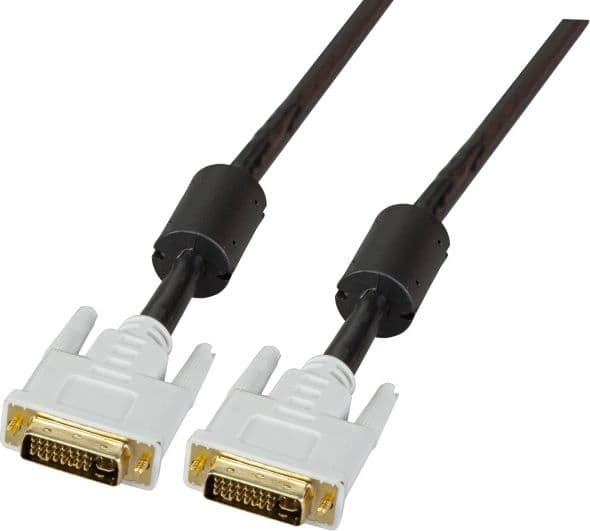 EFB Elektronik K5435.3V1, 3 m, DVI-I, DVI-I, Hanstik, Hanstik, Svart