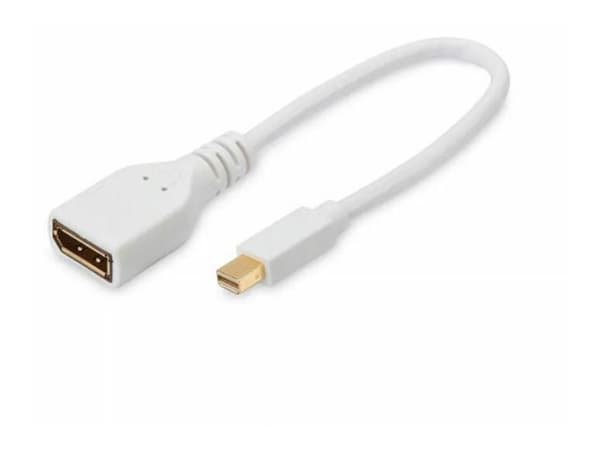 MicroConnect - DisplayPort-adapter - DisplayPort (hunn) til Mini DisplayPort (hann) - 15 cm - hvit